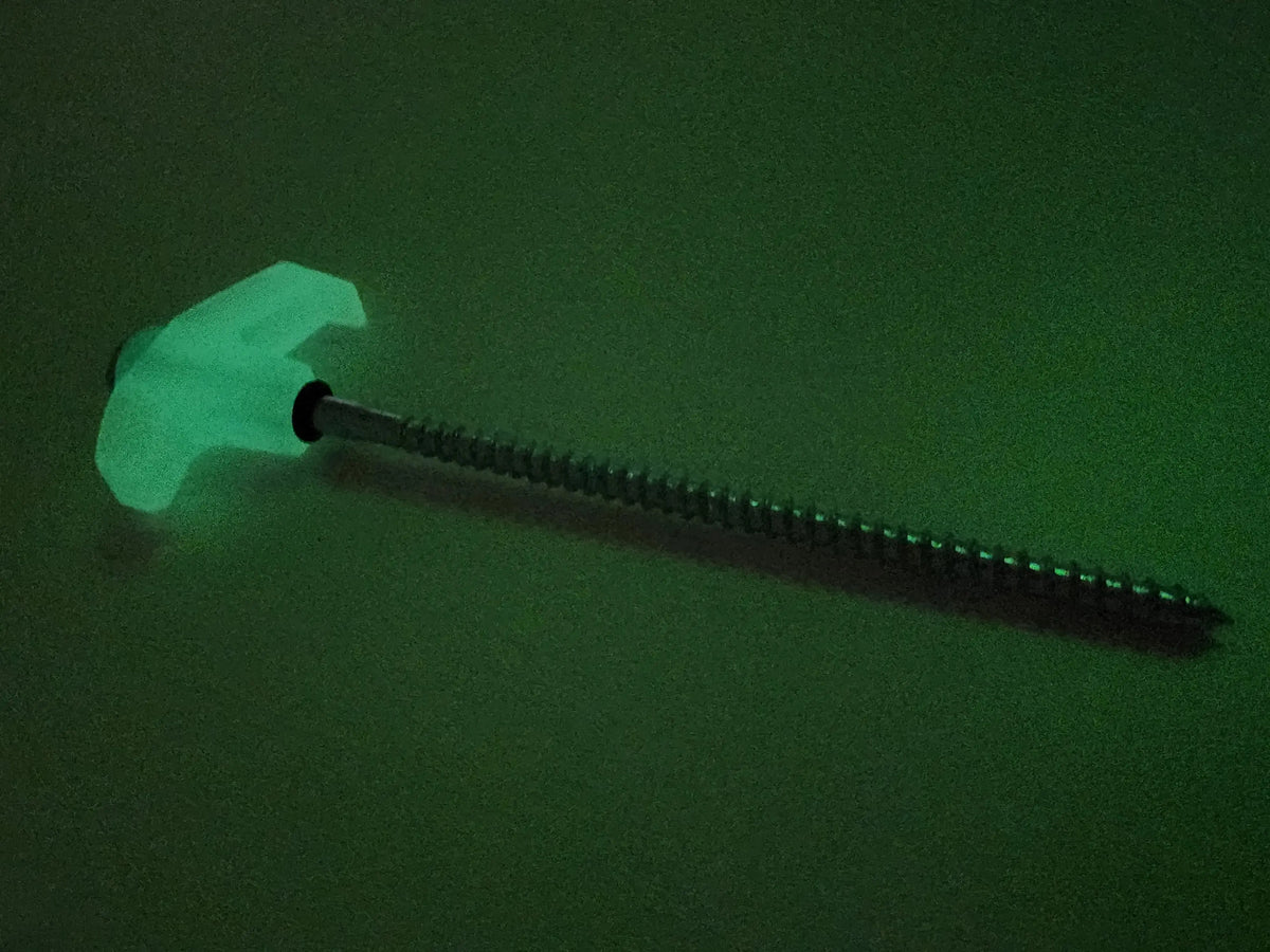 Portable Observatory Glow in the Dark screw Peg
